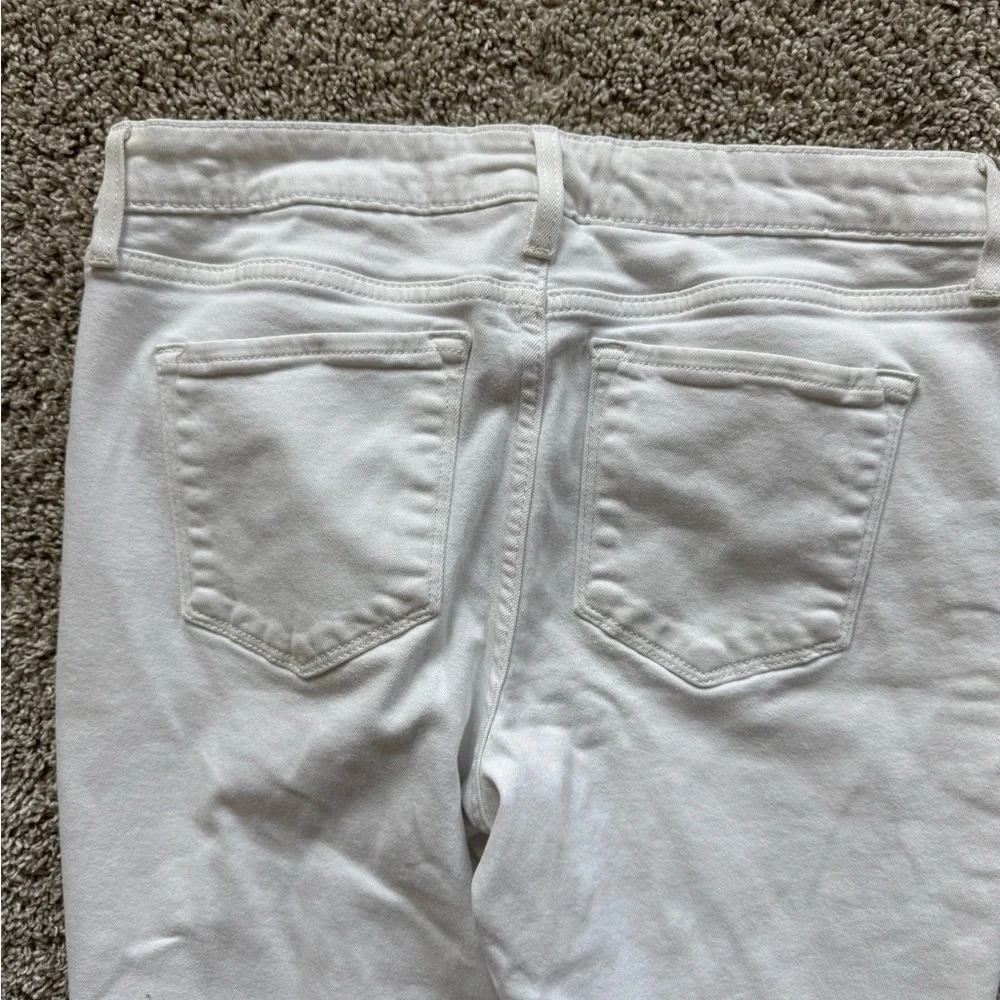 Old Navy White Mid-Rise Rockstar Super Skinny Jeans 31 inch inseam – Size 6 Long - Picture 4 of 9